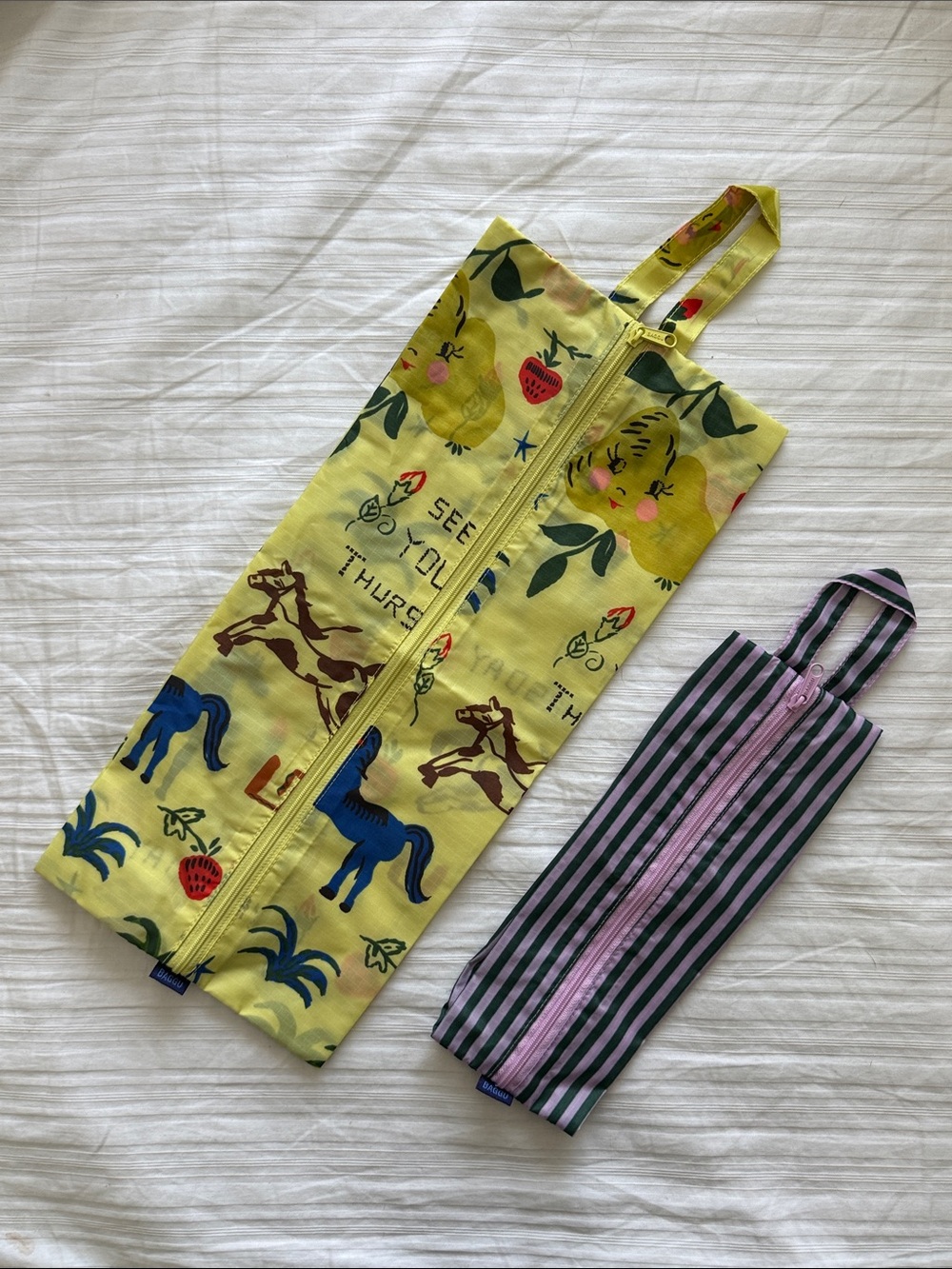 BAGGU 3D Zip Pouches (x2)